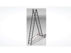 Лестница алюм. 2-х секц. 358/666/380см 2х14 ступ., 16кг NV3220 Новая Высота