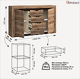 Тумба 33.19 Лючия Кейптаун/венге Олмеко, фото 4