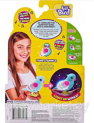 Интерактивная игрушка Little Live Pets Птичка со светящимися крылышками 26401, фото 2