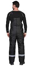 Полукомбинезон мужской зимний универсальный, черный, СОП 50мм, фото 3