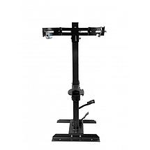 Стяжка пружин пневмогидравлическая напольная с навесным защитным каркасом и двумя комплектами получаш (макс., фото 3