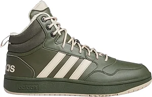 Кроссовки мужские ADIDAS HOOPS 3,0 MID WTR темно-зеленый IH0163