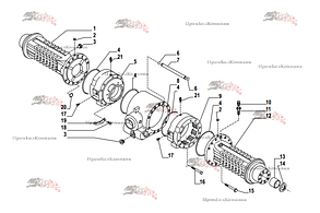 Мост Carraro 28.43M CA452061/ Задний мост CASE 47921542