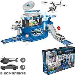 Парковка Гараж MK660-A316 Young Racer Автомойка полиция, машины меняют цвет