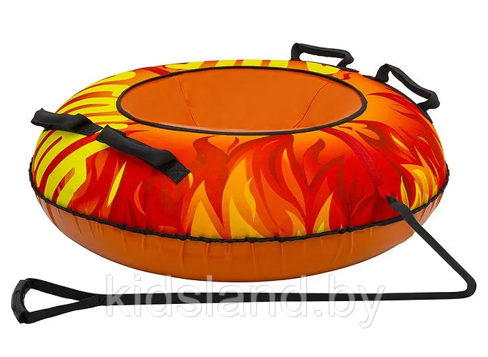 Тюбинг (ватрушка, надувные санки),диаметр 107 см "FLAME LED" (С камерой и подсветкой)