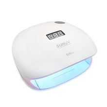 Лампа для маникюра UV/LED Lamp SUN 4S Smart 2.0. 24/48Вт С КВАРЦЕВЫМИ СВЕТОДИОДАМИ РОЗОВАЯ