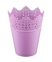 Горшок Кружевной 16,5-20 розовый