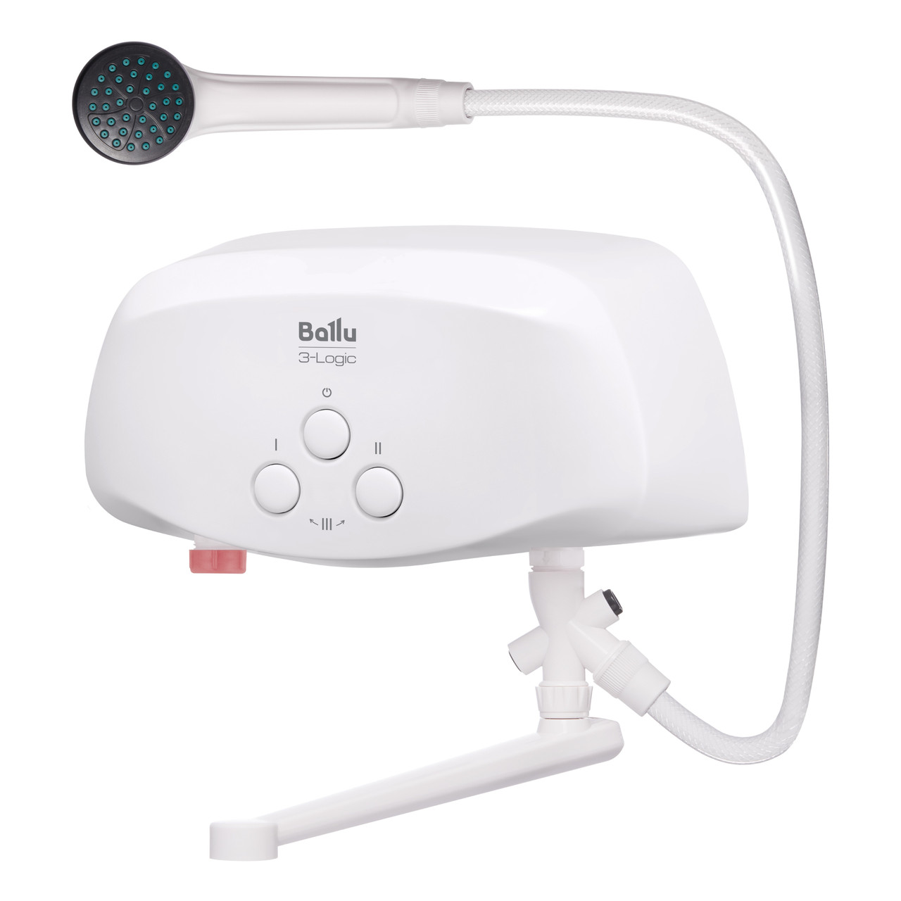 Проточный кран-водонагреватель Ballu 3-logic TS (3,5 kW) - кран+душ