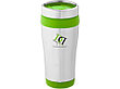 Термостакан Elwood c изоляцией, серебристый/лайм, фото 2