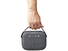 Динамик Bluetooth с тканым материалом, черный, фото 2