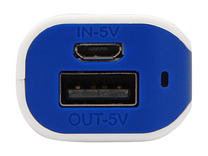 Портативное зарядное устройство (power bank) Basis, 2000 mAh, синий, фото 2