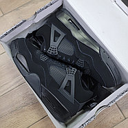 Кроссовки Jordan 4 Retro Black Cat с мехом, фото 7