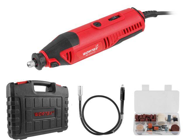 Гравер электрический WORTEX LX MG 3214-1 E в чем.+аксессуары 130 Вт,10000-35000 об/мин,цанги 3,0/3,2 (в чем.