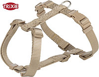 Шлея для собак TRIXIE Premium H-harness M-L 52-75 см/20 мм (песочный)