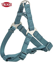 Шлея для собак TRIXIE Premium One Touch harness M 50-65 cм/20 мм (петроль)