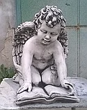 Ангел с книгой из бетона, фото 2