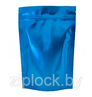 Пакет Дой-пак 135*225, 50штук, синий матовый