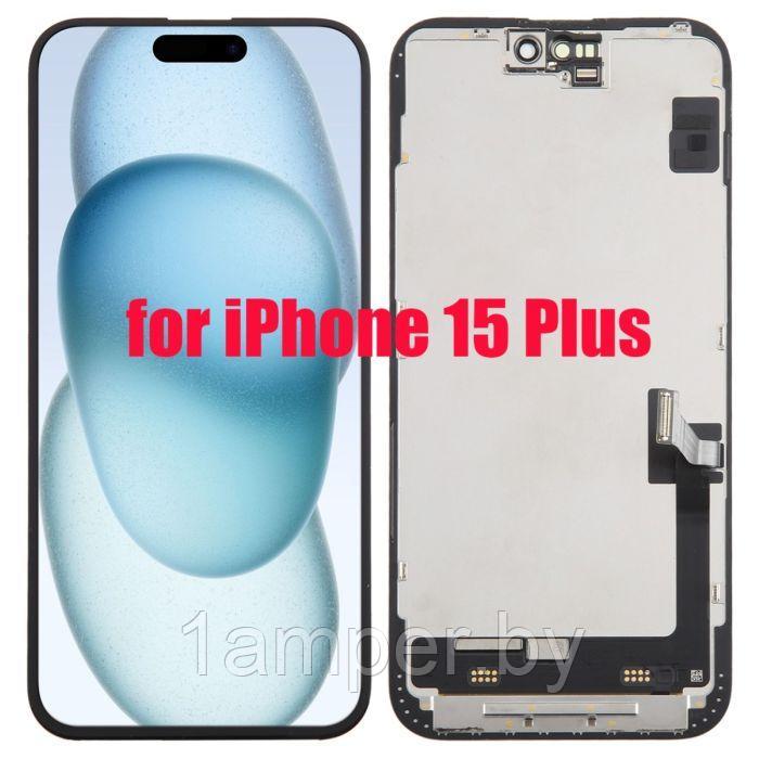 Дисплей для iphone 15 Plus В сборе с тачскрином. Черный