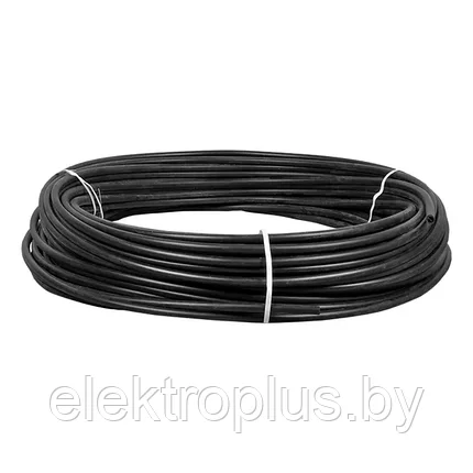 Труба гладкая ПНД жесткая d16 мм (100 м) черная EKF-Plast, фото 2