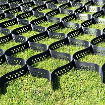 Георешётка объёмная 150мм, ячейка 210х210мм, с перфорацией (модуль 19,58м2), фото 2