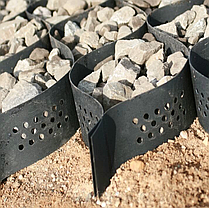 Георешётка объёмная 150мм, ячейка 210х210мм, с перфорацией (модуль 19,58м2), фото 2