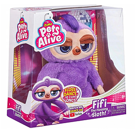 Интерактивная мягкая игрушка Zuru Pets Alive Ленивец Фифи