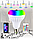 Музыкальная мульти RGB лампа колонка Led Music Bulb с пультом управления / Умная Bluetooth лампочка 16 цветовы, фото 6