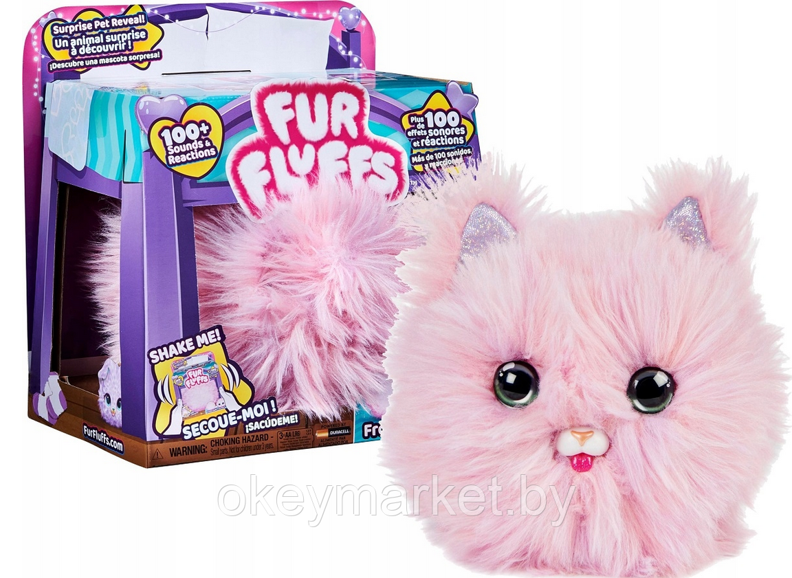Интерактивный пушистый котёнок FurFluffs Spin Master 6065307
