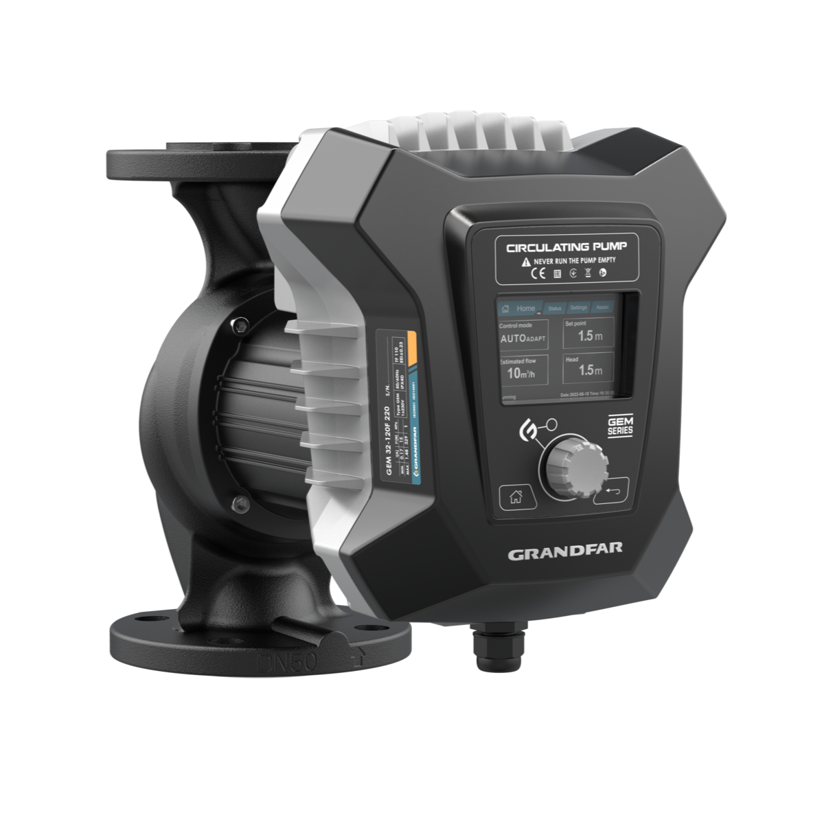 Насос циркуляционный GEM 65-120F 340 Grandfar