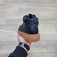 Кроссовки Nike Air Force 1 GTX Black Gum с мехом, фото 5