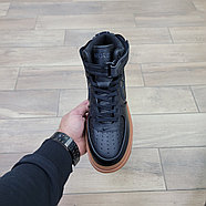 Кроссовки Nike Air Force 1 GTX Black Gum с мехом, фото 3