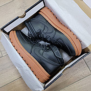 Кроссовки Nike Air Force 1 GTX Black Gum с мехом, фото 7