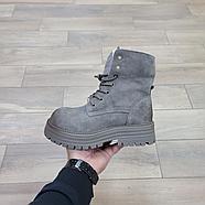 Ботинки Miu Miu Gray, фото 2