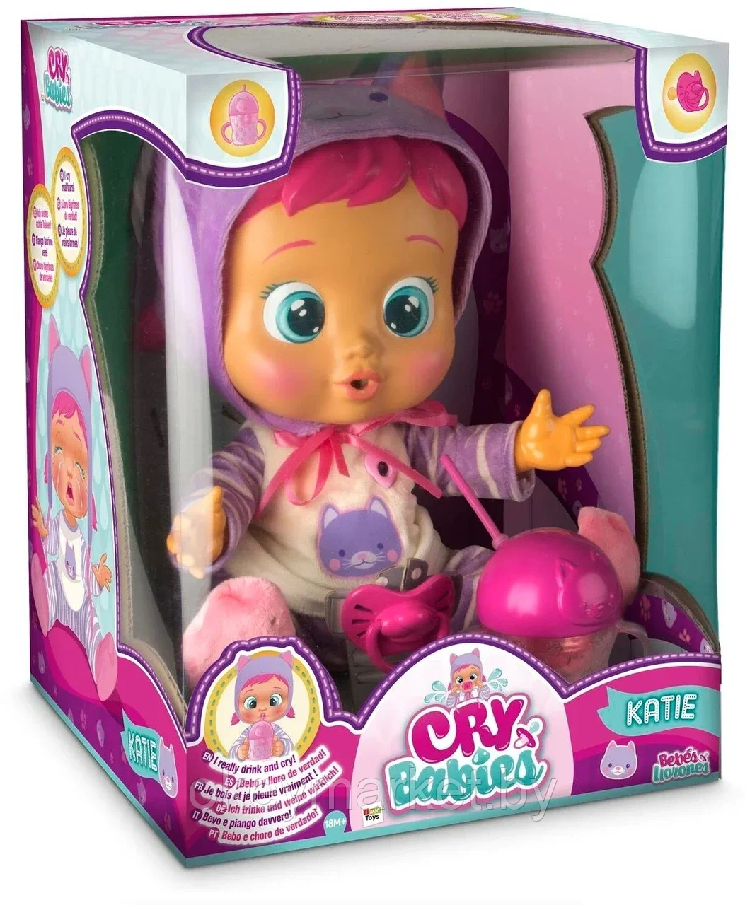 Пупс Cry Babies плакса Кэти (Katie Baby Doll)  IMC Toys 95939