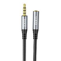 Аудио удлинитель Jack 3.5мм (4pin) - Jack 3.5мм (4pin) 2м - HOCO UPA20