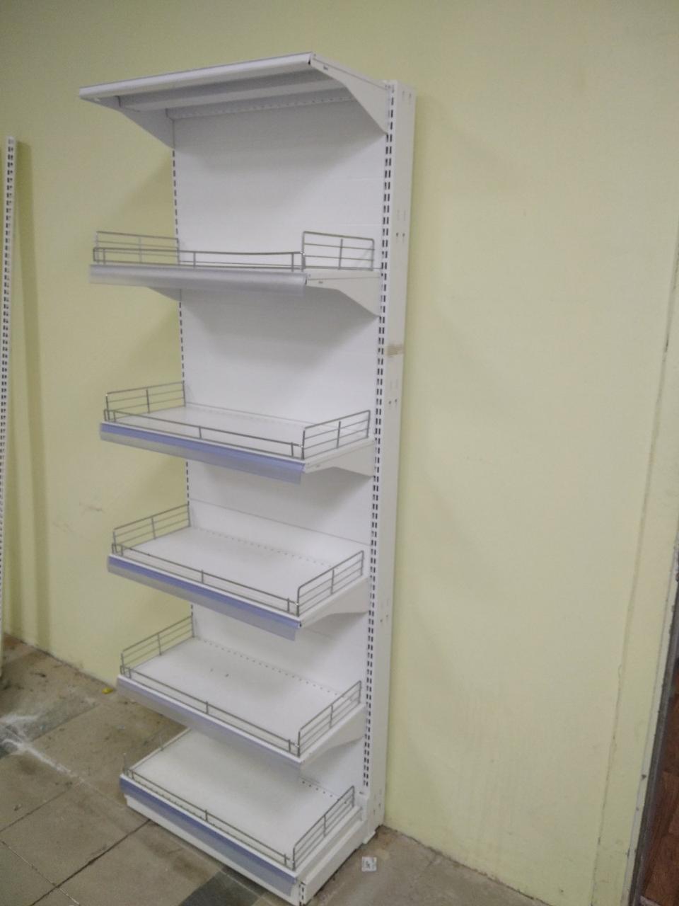 Стеллаж 2000*665*400 металлический пристенный