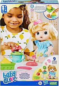Интерактивная кукла Hasbro Baby Alive Fruity Sips F7356