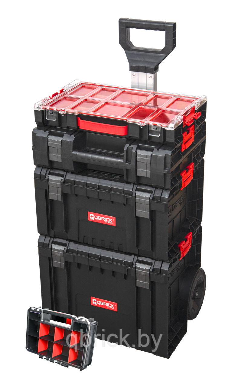 Набор ящиков Qbrick System PRO Set 5 в 1, черный