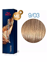 Wella Professionals Koleston Perfect Me+ Профессиональная стойкая крем-краска для волос 9/03 Лен, 60 мл