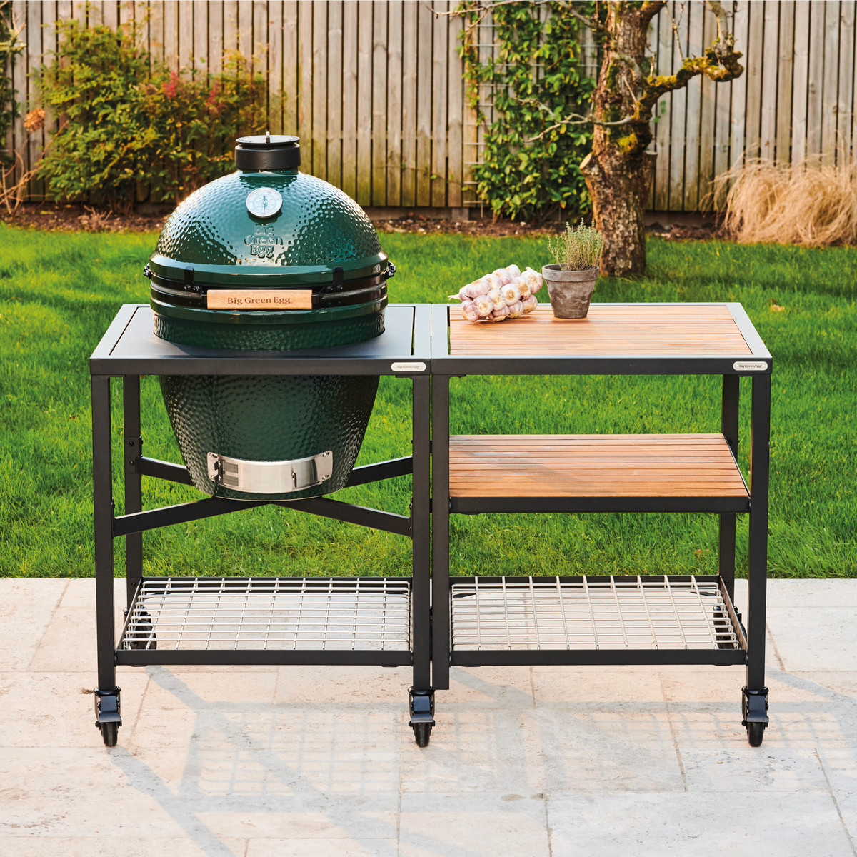 Модульная гриль-кухня с керамическим грилем Big Green Egg Large