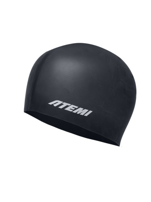 Шапочка для плавания Atemi silicone cap Deep black, силикон, Цвет: Черный,TSC1BK