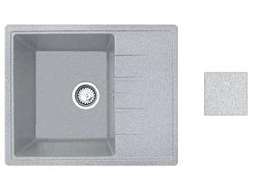 Мойка кухонная из искусственного камня PLATINUM серый 570х465 мм, AV Engineering