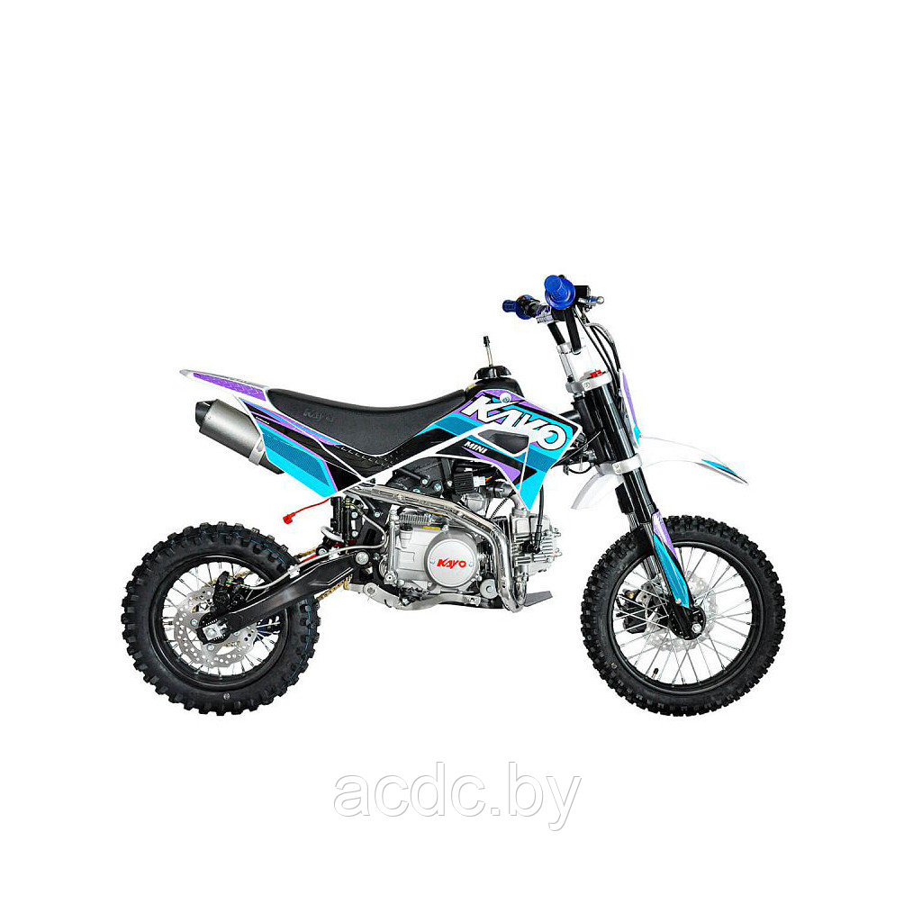 Питбайк KAYO MINI К125EM 14/12 (механ. сцепл., эл. стартер 2024г.)