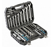 Набор инструментов, 85 шт., 1/4″ Черный, сталь CrV, трещотки 72 T - HT1R225
