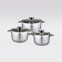 Набор кастрюль из нержавеющей стали Bohmann BH-71241-06