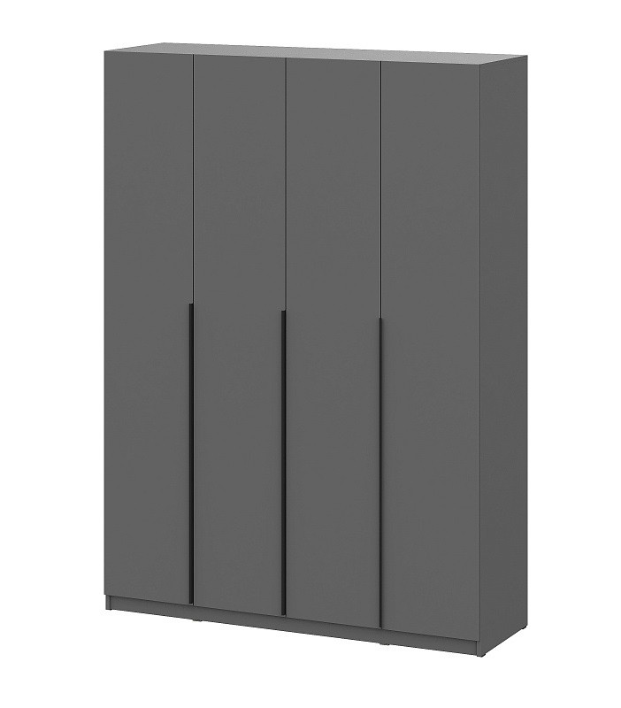 Шкаф ШК 5 (1600) Графит серый NN Мебель