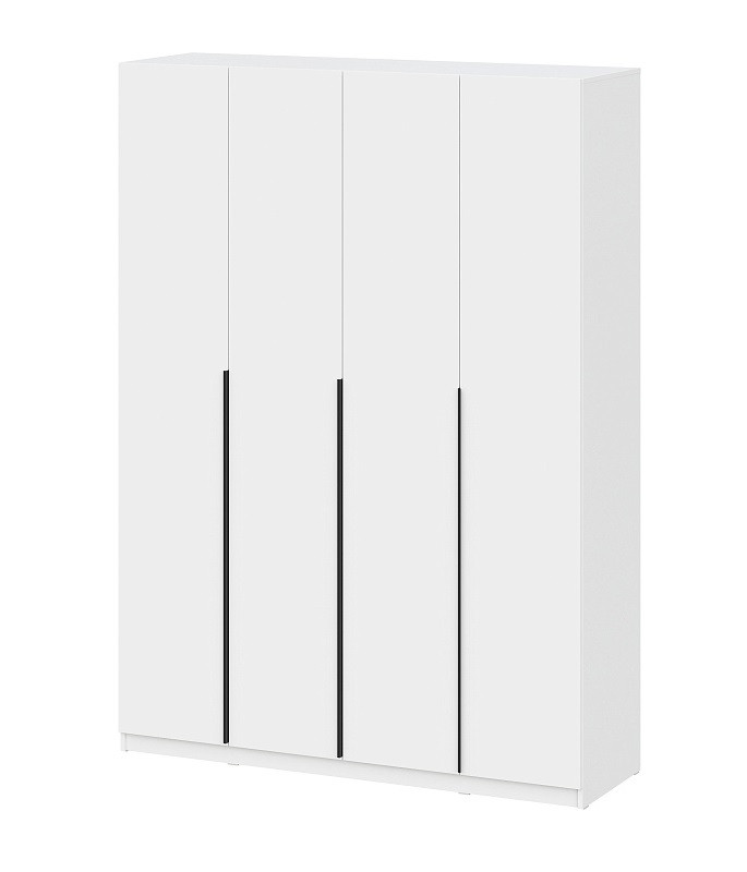 Шкаф ШК 5 (1600) Белый текстурный NN Мебель