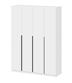 Шкаф ШК 5 (1600) Белый текстурный NN Мебель