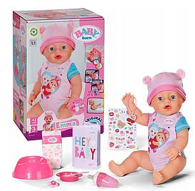 Интерактивная кукла Baby Born Эмма 43 см - Zapf Creation 836392