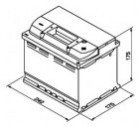Автомобильный аккумулятор AKOM 55 LB (55 А·ч)